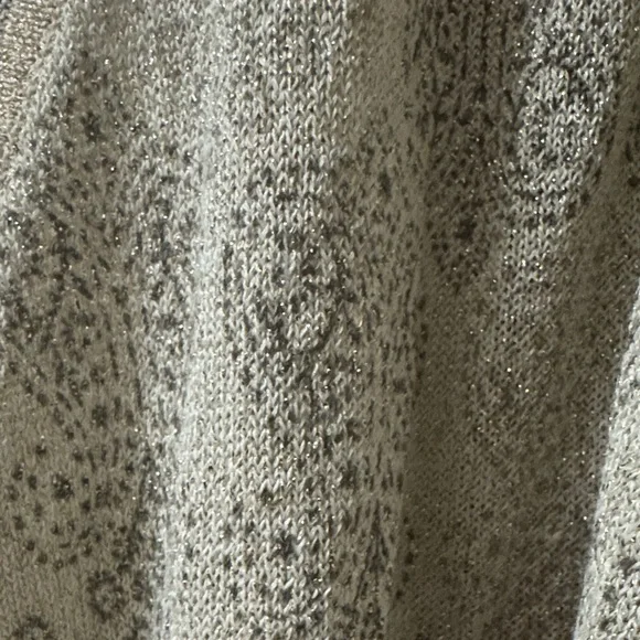 NEXT 90’s vintage shimmering Beige Knit Top - Picture 3 of 7